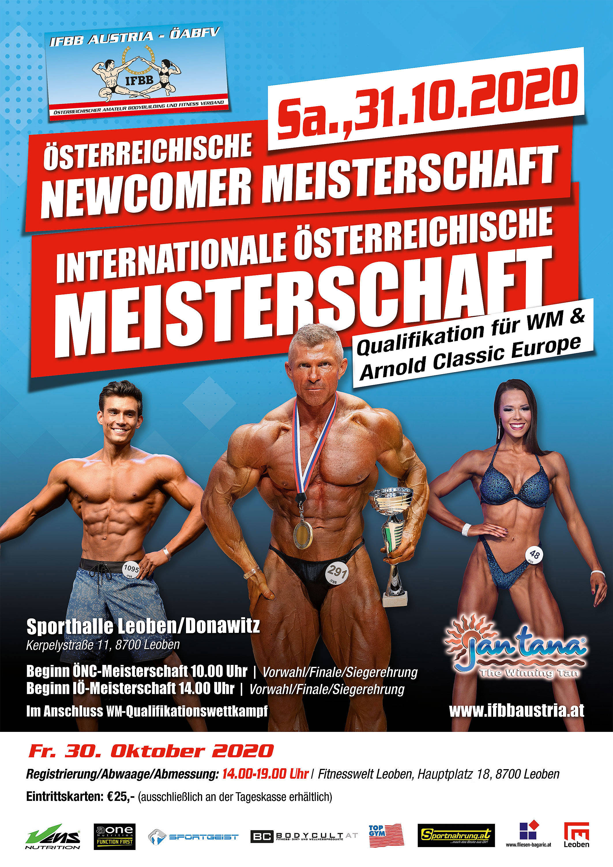 IFBB Austria Herbst Plakat 2020